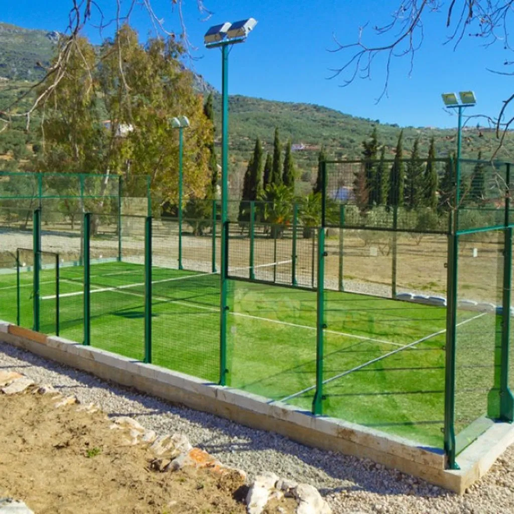 Como se construye una pista de pádel, Construcción de pistas de Pádel
