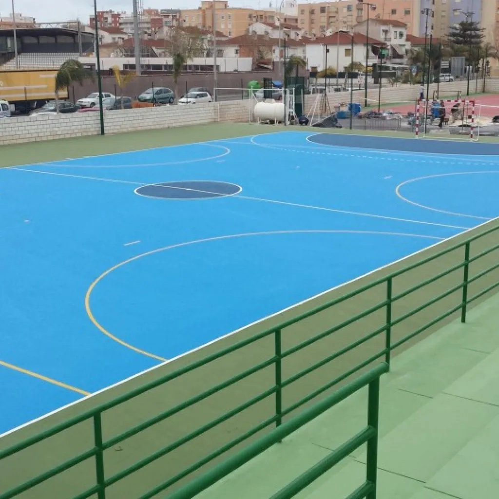 Construcción e instalación de pavimentos deportivos